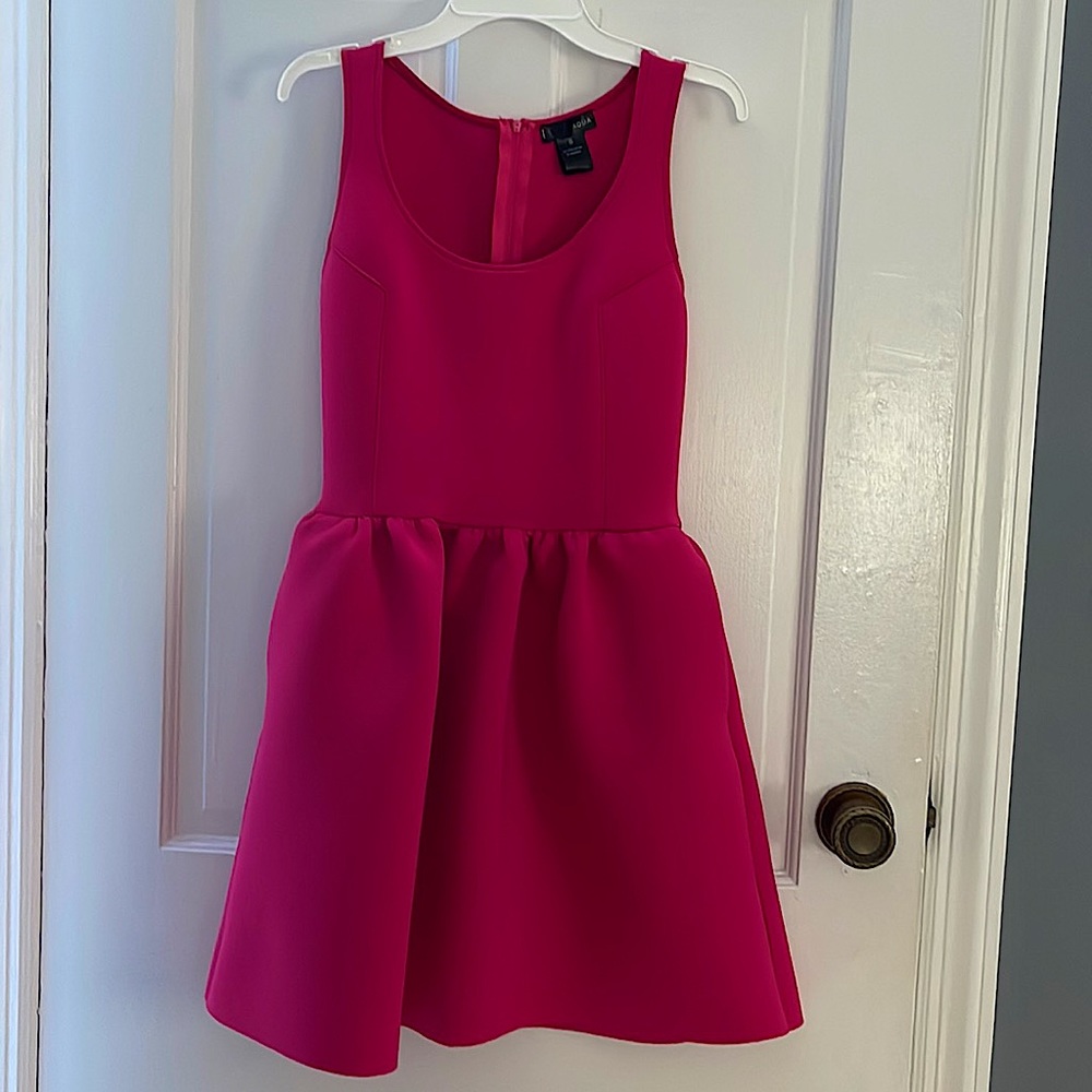 Beautiful worn once pink aqua dress (size small)(BASICALLY BRAND NEW CONDITION)